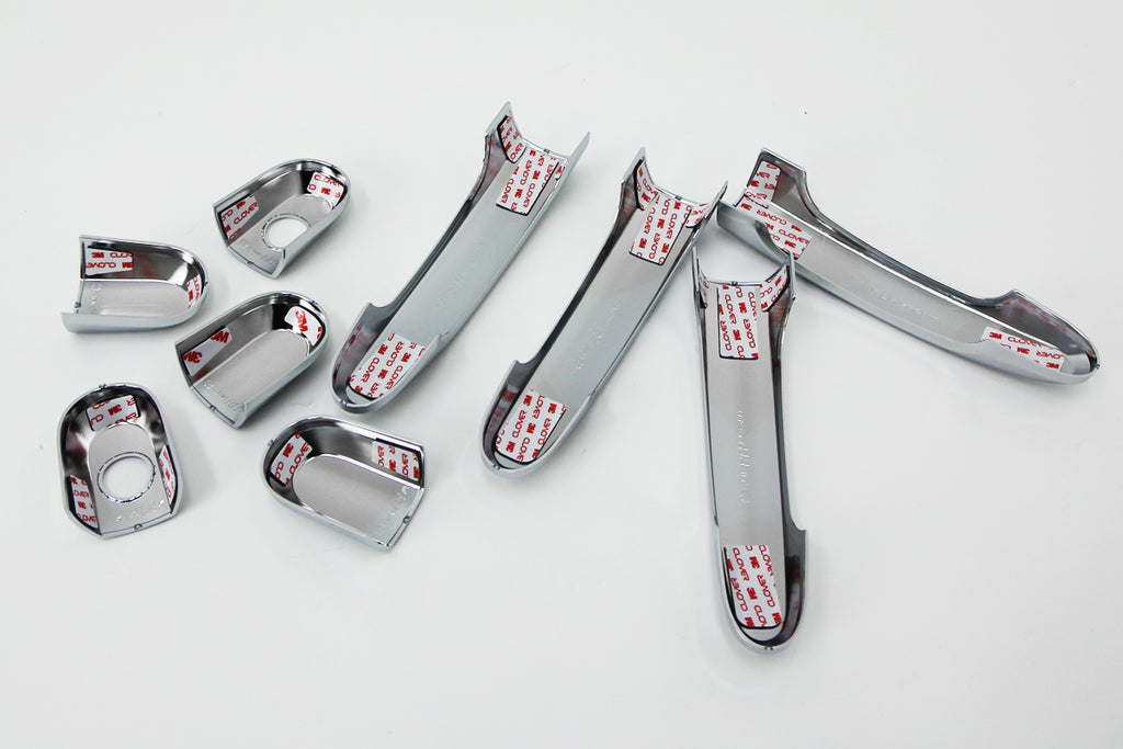 Auto Clover Chrome Exterior Door Handle Covers Trim for Kia Sorento 2010 - 2014