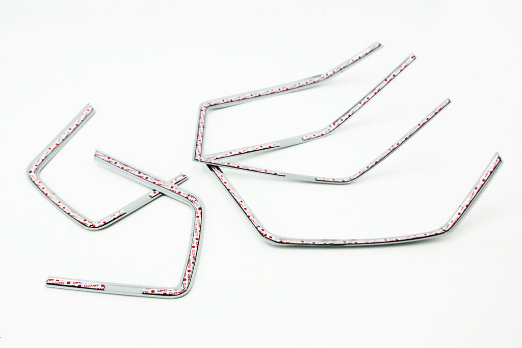 Auto Clover Chrome Tail Light Surrounds Trim Set for Chevrolet Orlando