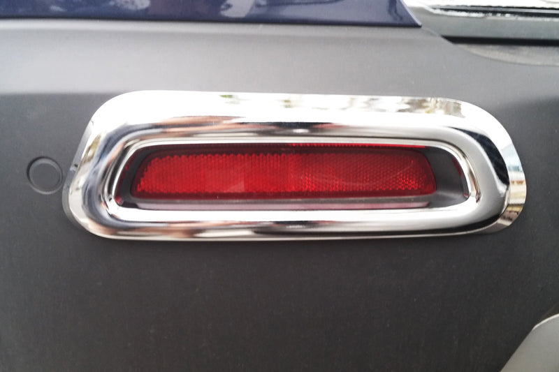 Auto Clover Chrome Front and Rear Fog Light Trim for Chevrolet Trax 2012 - 2016