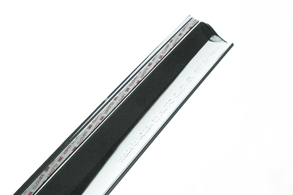 Auto Clover Chrome Wind Deflectors Set for Renault Zoe 2012+ (4 pieces)