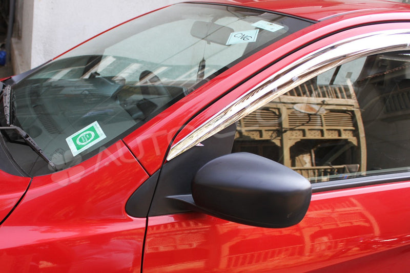 Auto Clover Chrome Wind Deflectors Set for Suzuki Celerio 2014+ (4 pieces)