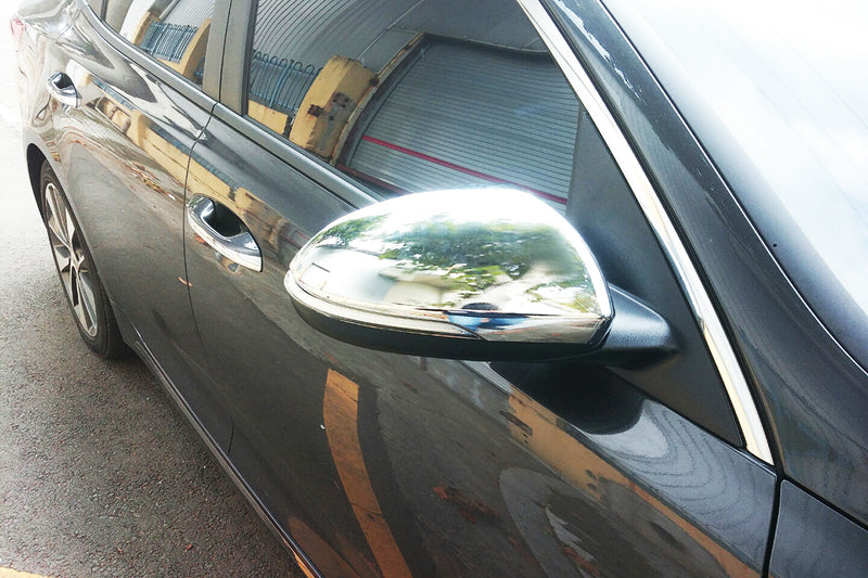 Auto Clover Chrome Wing Mirror Cover Trim Set for Kia Optima 2016+ LED TYPE