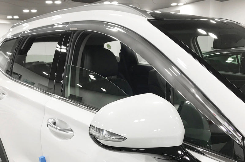 Auto Clover Chrome Wind Deflectors Set for Hyundai Santa Fe 2019 - 202