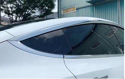 Auto Clover Chrome Wind Deflectors Set for Tesla Model 3 2017+ (4 pieces)