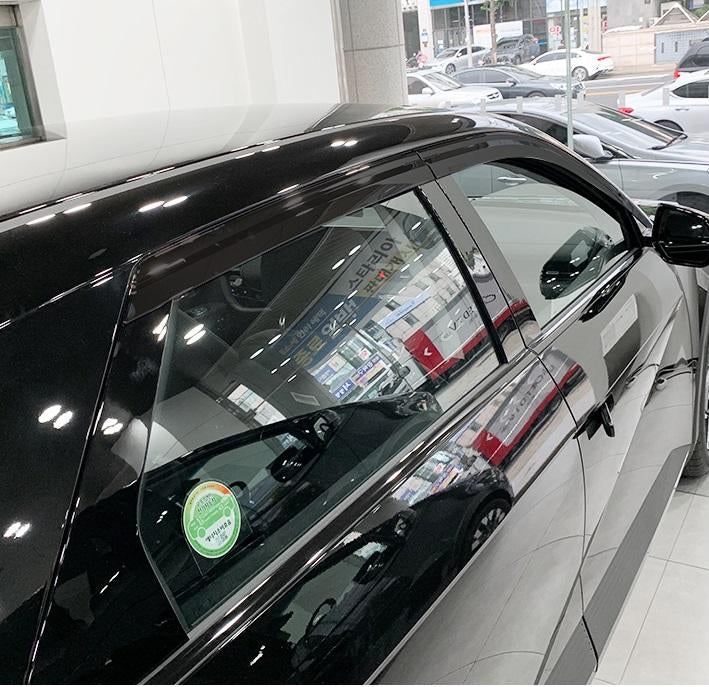 Auto Clover Wind Deflectors Set for Hyundai Ioniq 5 2021+ (4 pieces)