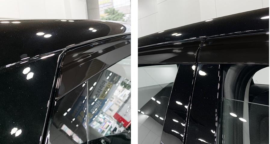 Auto Clover Wind Deflectors Set for Hyundai Ioniq 5 2021+ (4 pieces)