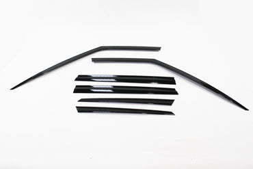 Auto Clover Wind Deflectors Set for BMW X5 E70 2007 - 2013 (6 pieces)