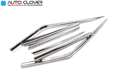 Auto Clover Chrome Wind Deflectors Set for BMW X5 E70 2007 - 2013 (6 pieces)