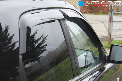 Auto Clover Wind Deflectors Set for Kia Sportage 2005 - 2010 (4 pieces)