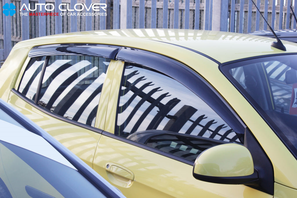 Auto Clover Wind Deflectors Set for Kia Picanto 2010 - 2011 (4 pieces)
