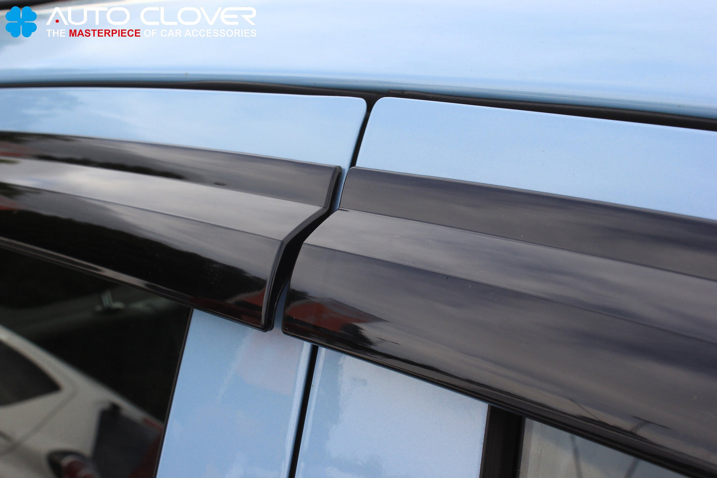 Auto Clover Wind Deflectors Set for Opel Karl (4 pieces)