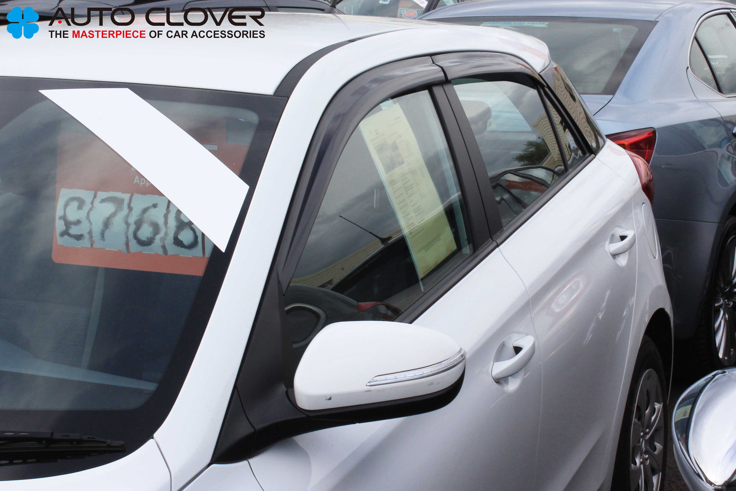 Auto Clover Wind Deflectors Set for Hyundai i20 2015 - 2019 (4 pieces)