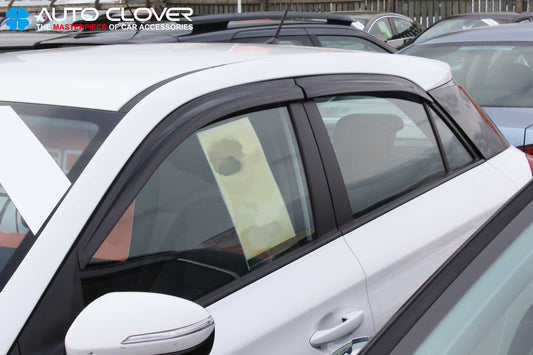 Auto Clover Wind Deflectors Set for Hyundai i20 2015 - 2019 (4 pieces)