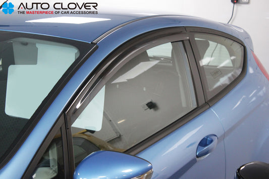 Auto Clover Wind Deflectors Set for Ford Fiesta MK7 2009 - 2017 3 Door (2 piece)