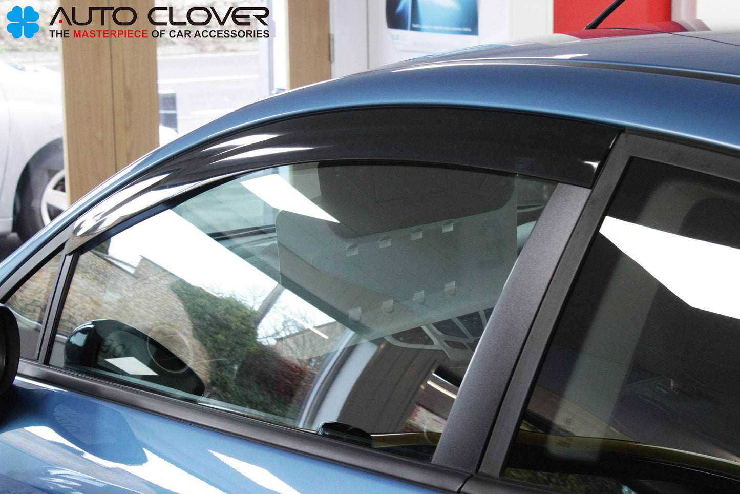 Auto Clover Wind Deflectors Set for Ford Fiesta MK7 2009 - 2017 3 Door (2 piece)