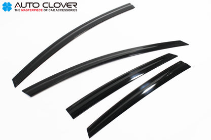 Auto Clover Wind Deflectors Set for Ford Fiesta MK7 2009 - 2017 5 Door (4 pieces)