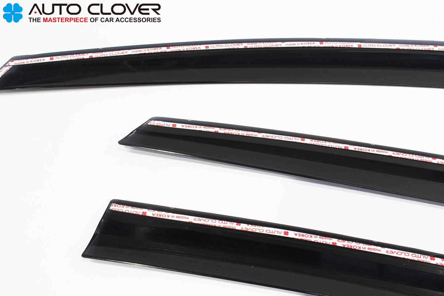 Auto Clover Wind Deflectors Set for Ford Fiesta MK7 2009 - 2017 5 Door (4 pieces)