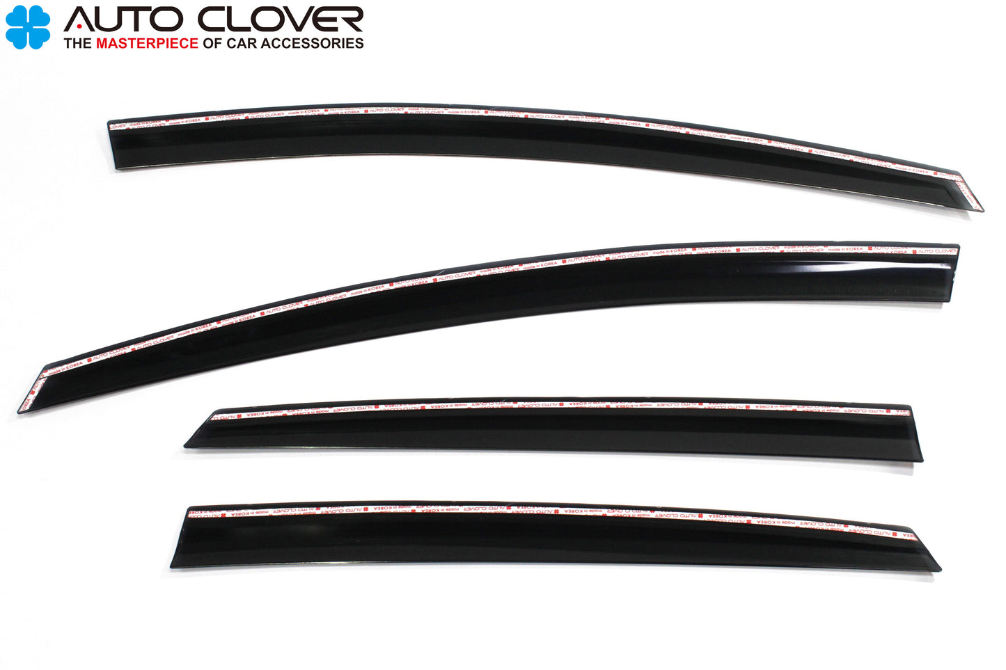 Auto Clover Wind Deflectors Set for Ford Fiesta MK7 2009 - 2017 5 Door (4 pieces)