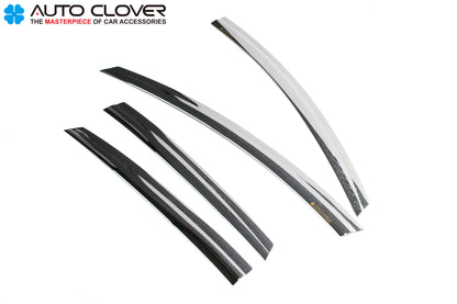 Auto Clover Chrome Wind Deflectors Set for Ford Focus MK3 2011 – 2018 (4 pieces)