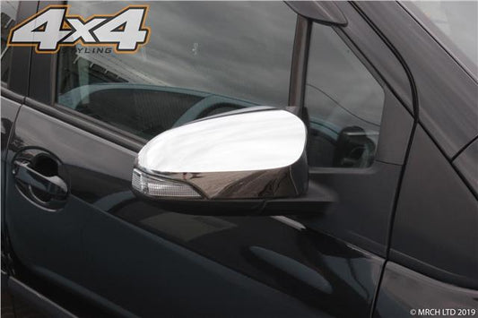 Auto Clover Chrome Wing Mirror Cover Trim Set for Toyota Yaris 2012 - 2019