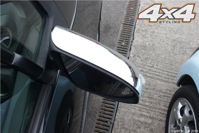 Auto Clover Chrome Wing Mirror Cover Trim Set for Toyota Yaris 2012 - 2019