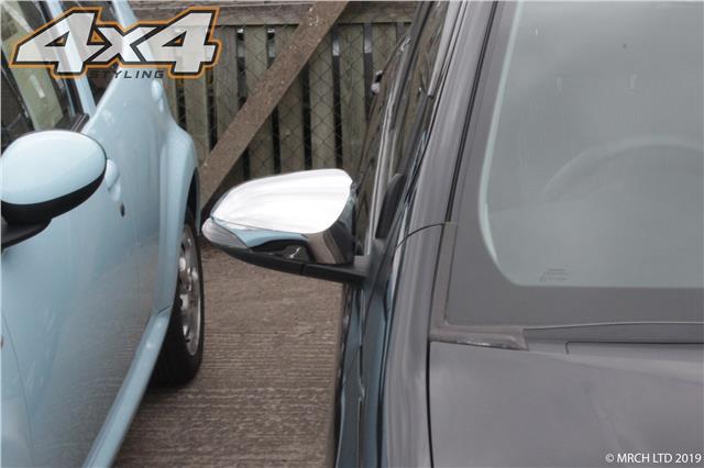 Auto Clover Chrome Wing Mirror Cover Trim Set for Toyota Yaris 2012 - 2019