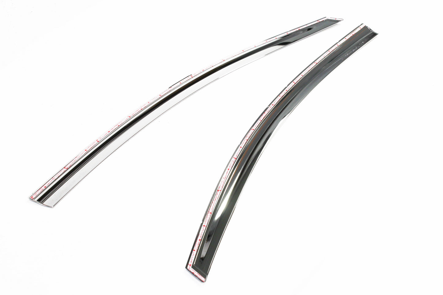 Auto Clover Chrome Wind Deflectors for Ford Fiesta MK7 2009 - 2017 3 Door (2pcs)