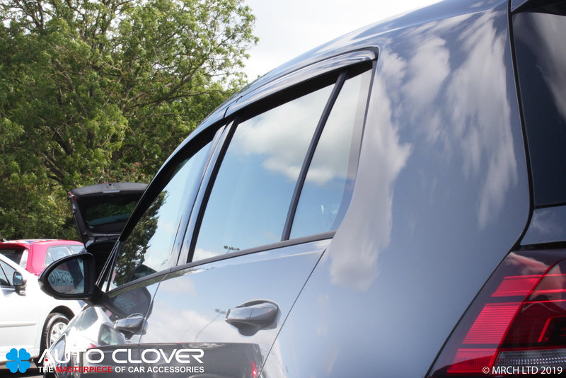Auto Clover Wind Deflectors Set for Volkswagen Golf MK7 / MK8 Hatchback 5 Door
