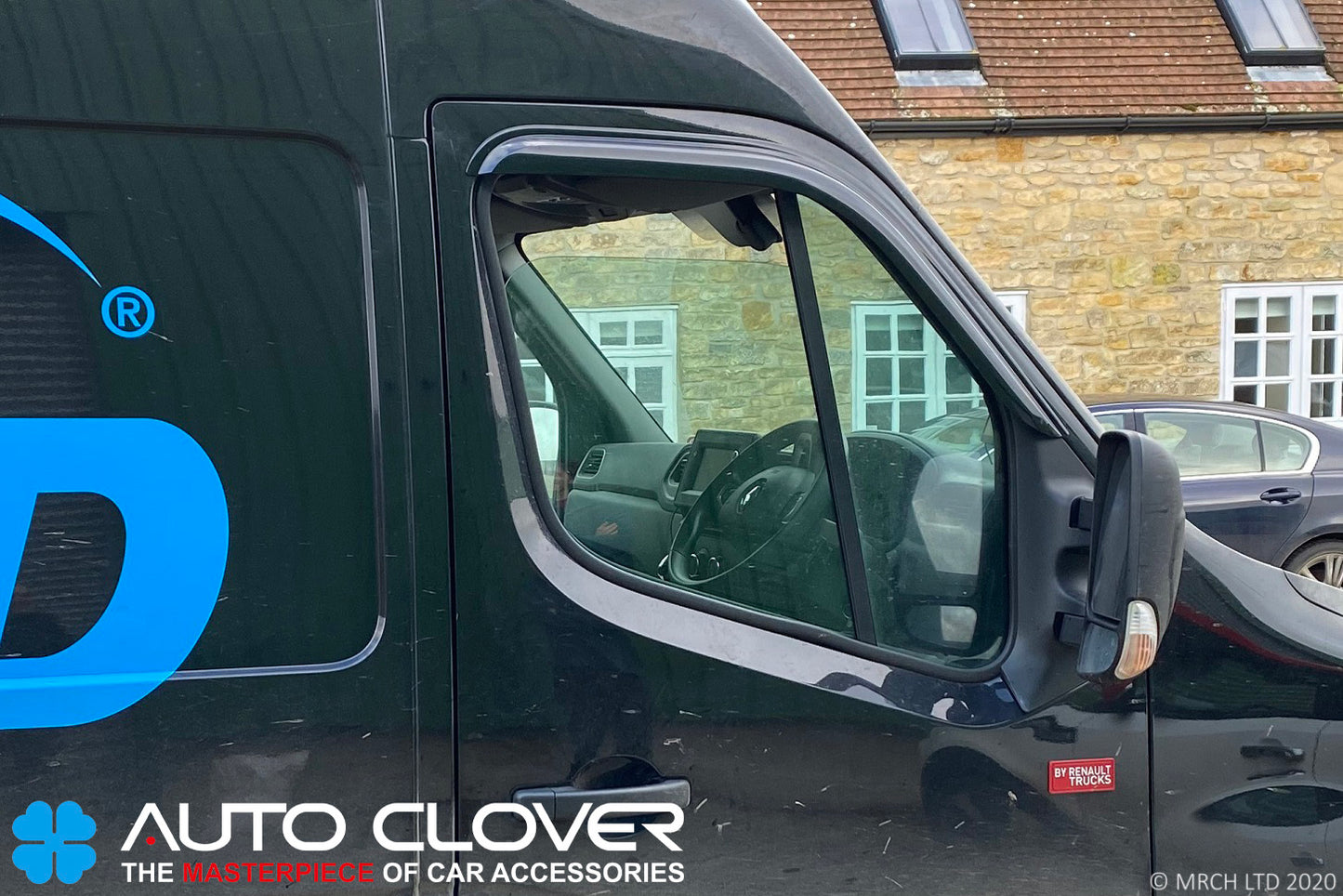 Auto Clover Wind Deflectors Set for Renault Master 2010+ (2 Pieces)