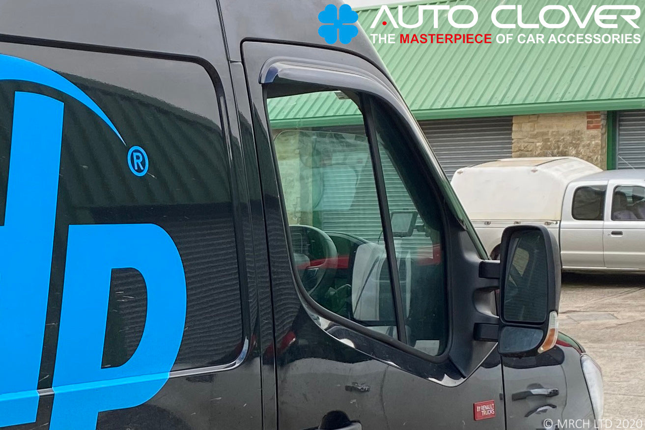 Auto Clover Wind Deflectors Set for Renault Master 2010+ (2 Pieces)