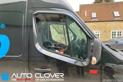 Auto Clover Wind Deflectors Set for Renault Master 2010+ (2 Pieces)