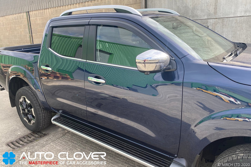 Auto Clover Wind Deflectors Set for Renault Alaskan Double Cab (4 pieces)