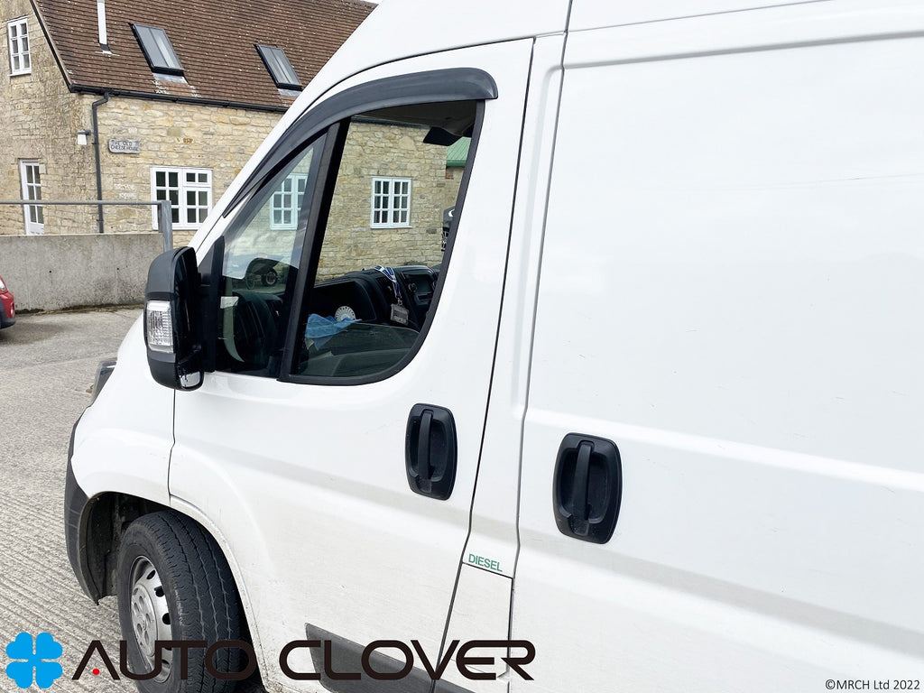 Auto Clover Wind Deflectors Set for Citroen Relay / Jumper 2006+ (2 Pieces)