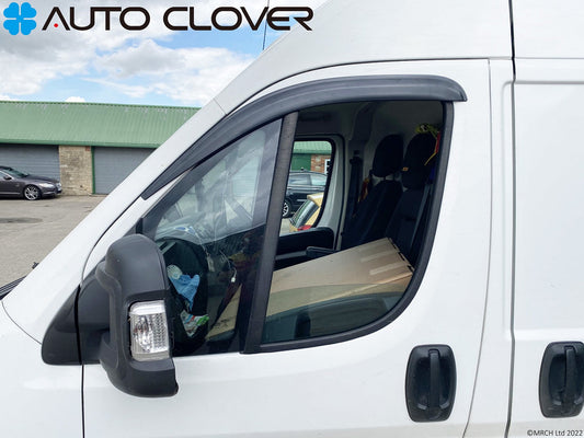 Auto Clover Wind Deflectors Set for Citroen Relay / Jumper 2006+ (2 Pieces)