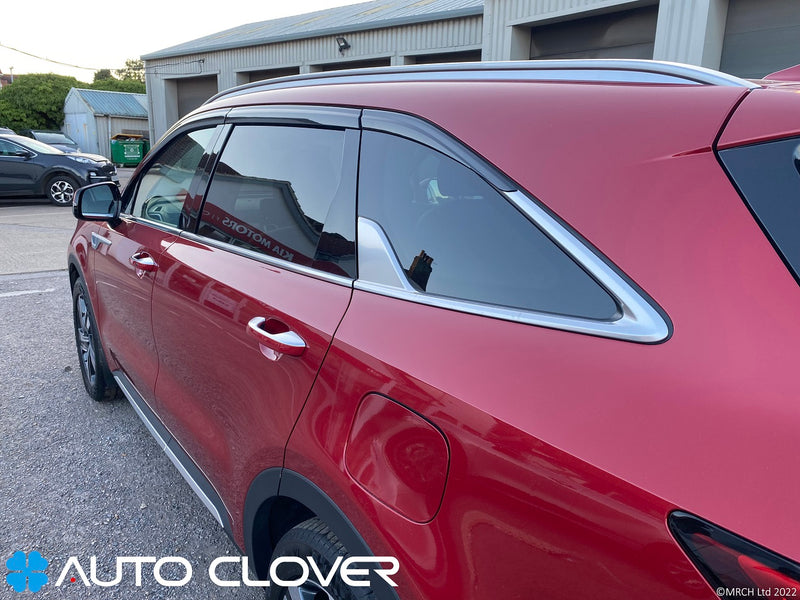 Auto Clover Wind Deflectors Set for Kia Sorento 2020+ (6 pieces)