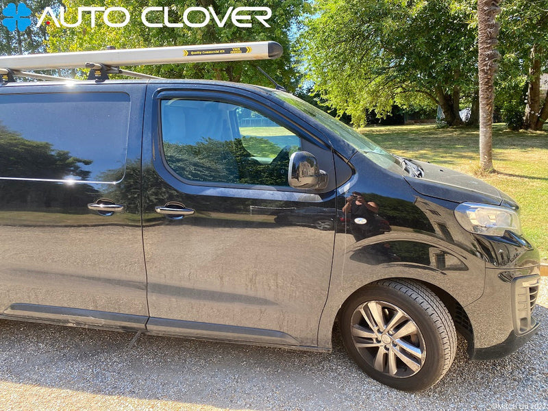 Auto Clover Wind Deflectors Set for Opel Zafira Life 2019+ (2 Pieces)