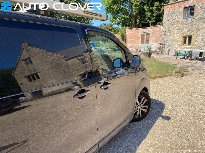 Auto Clover Wind Deflectors Set for Opel Zafira Life 2019+ (2 Pieces)