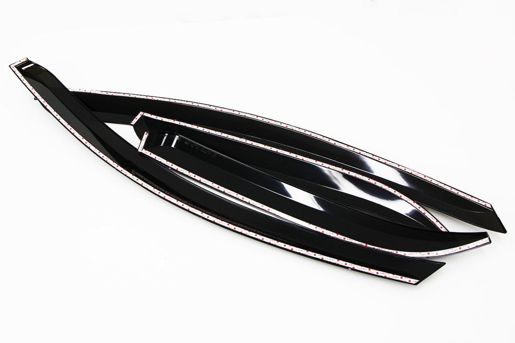 Auto Clover Wind Deflectors Set for Kia Picanto 2010 - 2011 (4 pieces)