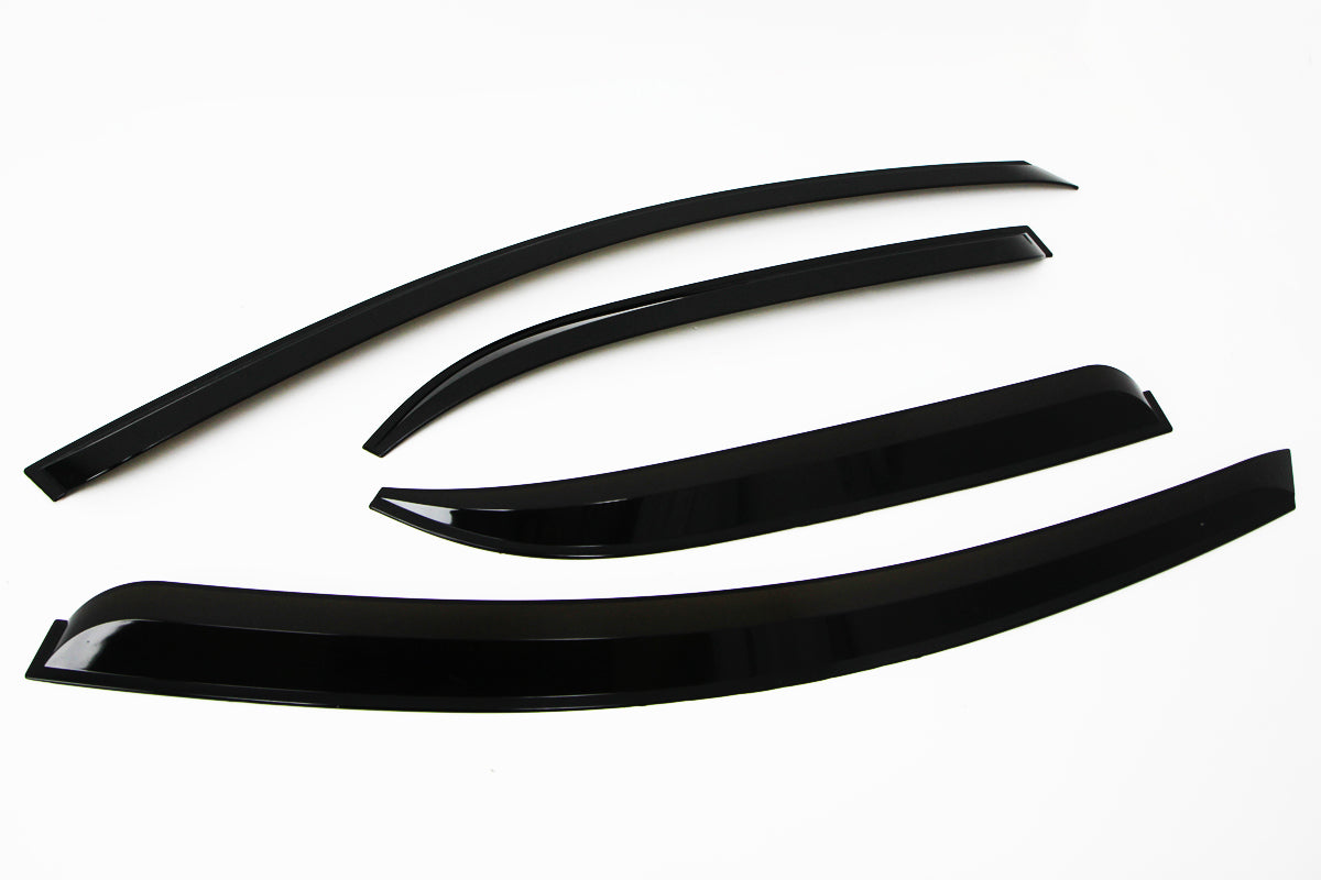Auto Clover Wind Deflectors Set for Kia Picanto 2012 - 2016  (4 pieces)