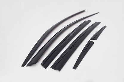 Auto Clover Wind Deflectors Set for Honda CRV 2012 - 2017 (6 pieces)