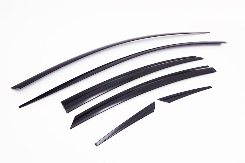 Auto Clover Wind Deflectors Set for Hyundai i40 4 door Saloon (6 pieces)