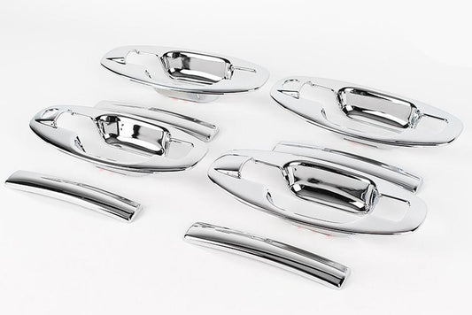 Auto Clover Chrome Door Handle Covers Trim Set for Hyundai Santa Fe 2001 - 2006