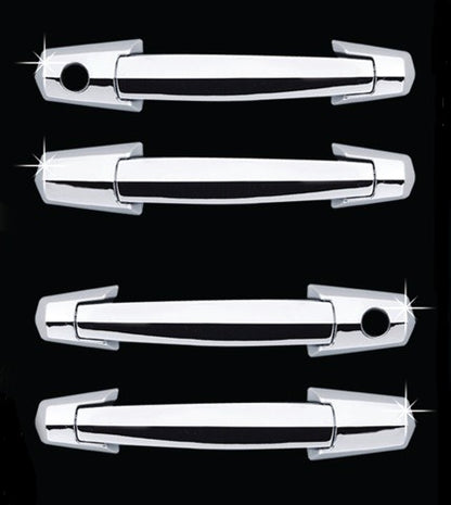 Auto Clover Chrome Door Handle Covers Trim Set for Hyundai Terracan 2001 - 2007