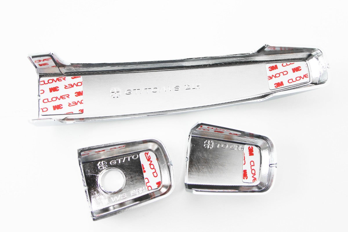Auto Clover Chrome Exterior Door Handle Covers Trim Set for Chevrolet Orlando