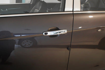 Auto Clover Chrome Exterior Door Handle Trim for Vauxhall Opel Corsa D 2006 - 14