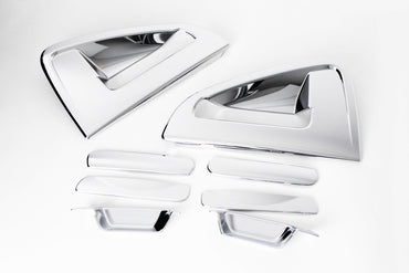 Auto Clover Chrome Door Handle Covers Trim Set for Chevrolet Spark 2010 -  2015