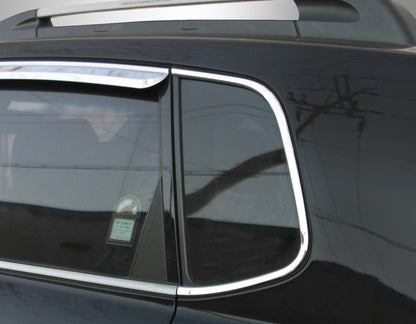 Auto Clover Chrome C Pillar Cover Trim Set for Hyundai Tucson 2004 - 2010