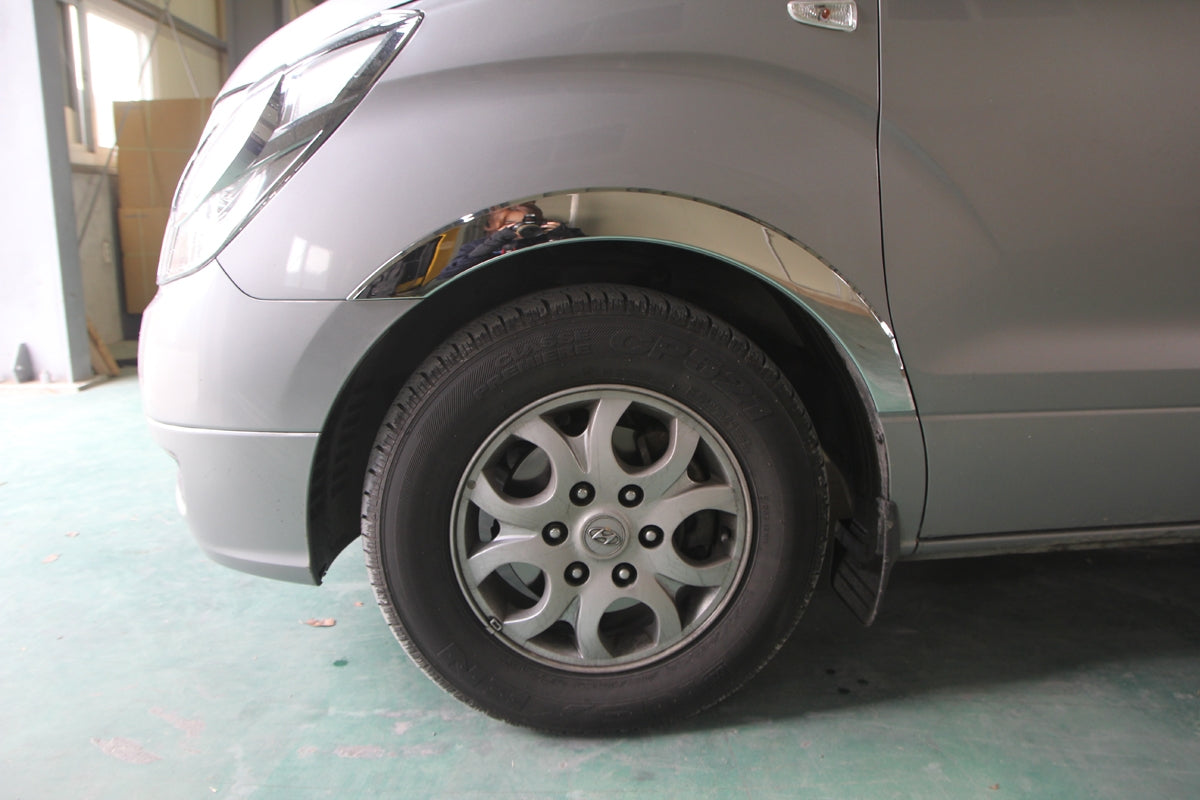 Auto Clover Chrome Wheel Arch Trim Set for Hyundai i800 / iLoad 2008 - 2017