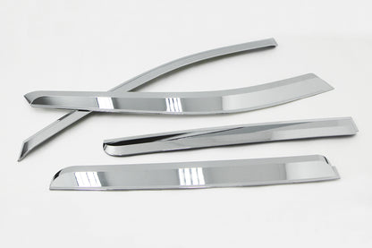 Auto Clover Chrome Wind Deflectors for Ssangyong Korando Sports / Musso 2013-18