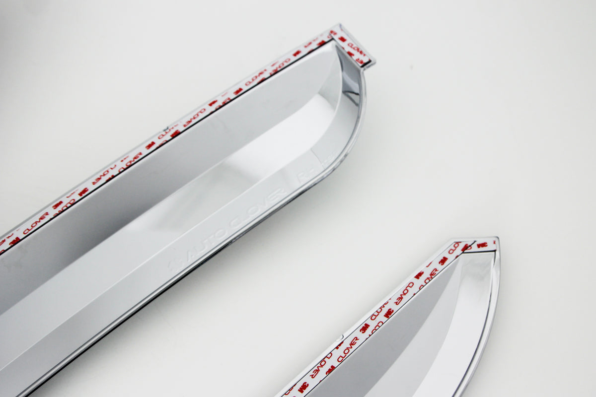 Auto Clover Chrome Wind Deflectors Set for Hyundai IX35 2010 - 2015 (4 pieces)